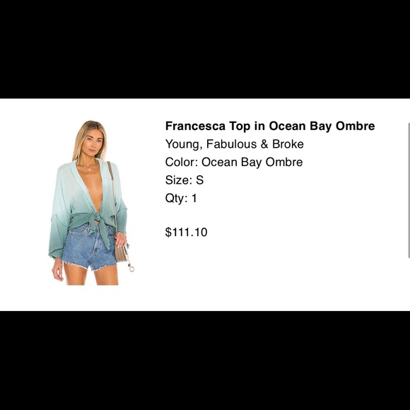 Brand: Young fabulous and broke - Picture 1 of 2